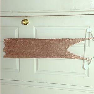 Rose gold party dress